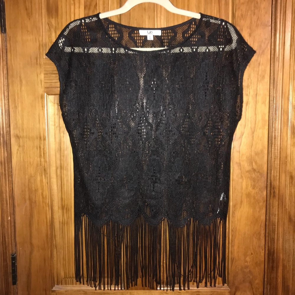 Fun fringe Top/Coverup